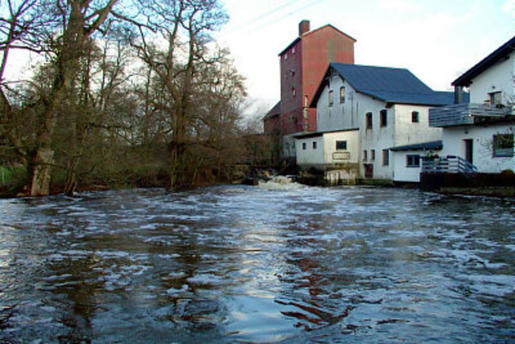 Die Mühle bei Hochwasser (Nr. 8)