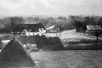 Marktplatz von Oeversee um 1900