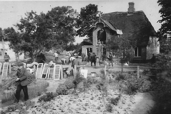 Bombenabwurf am 21.06.1941, Hof Hüsing, Oeverseefeld