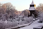 St.-Georg-Kirche im Winter